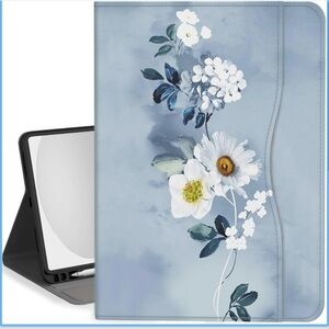 Floral Blue Tablet Case